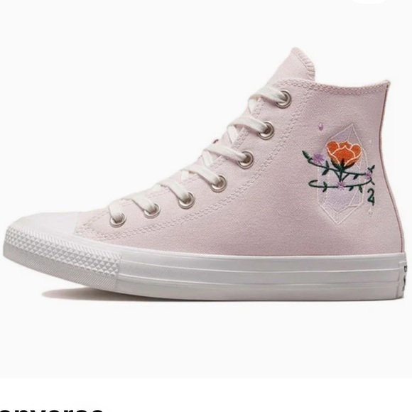 Converse Shoes - Converse Chuck Taylor All Star High 'Embroidered Crystals’ Amethyst size 7
